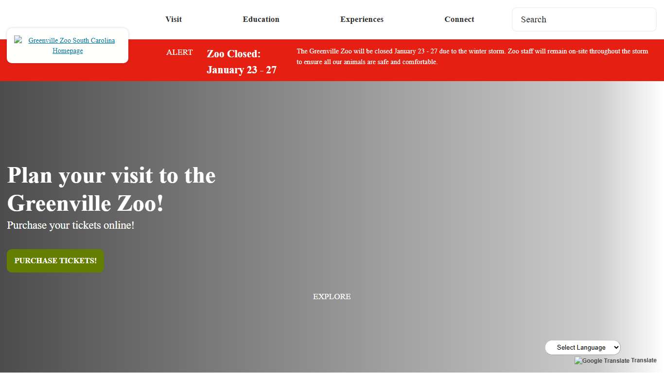 Greenville Zoo, SC - Official Website Official Website